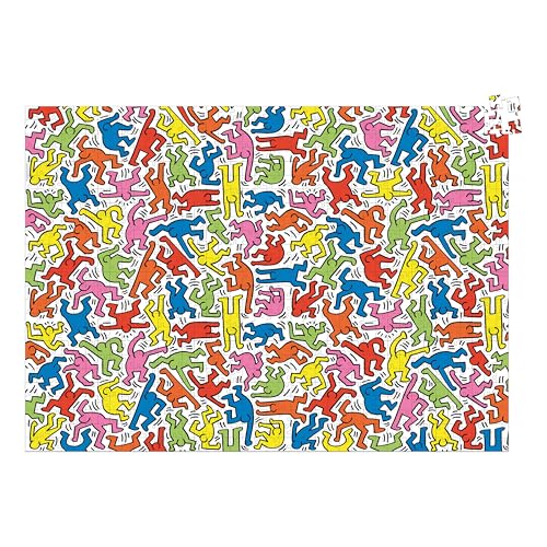 Vilac VIL9225 Puzzle 1000 Teile Keith Haring, Mehrfarbig von Vilac