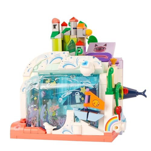 Vinbosion Building Blocks Set, Fantasy Series Building Toys, Pen Holder Pencil Organizer für Kinder und Erwachsene, Geschenk für Weihnachten, Geburtstag, Neujahr (unterseeische Welt) von Vinbosion