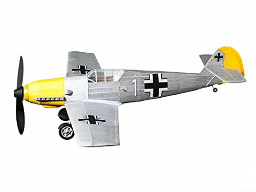 Messerschmitt ME Rubber powered Balsa Wood Aircraft Kit PreCut Parts Really flies von F&G Supplies