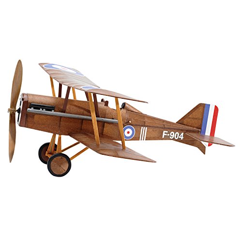 RAF SE5a WWI Doppeldecker-Modellflugzeug kompletter Vintage-Modellbausatz aus Balsaholz mit Gummiantrieb, der wirklich fliegt! von F&G Supplies