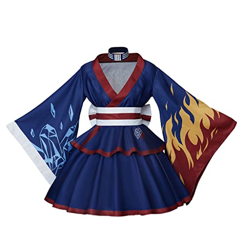 Boku No Hero Academia Kimono Kleid Outfit Midoriya Izuku Kostüm Katsuki Cosplay Froppy Kostüm für Frauen von VintageCos