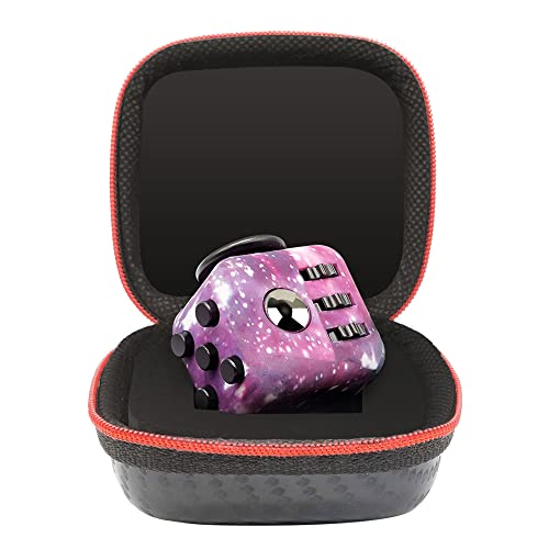 VintageⅢ Anti Stress Würfel [wie Fidget Cube] Fidget DICE 6 Sides Fidget Toys Cube Relieves Stress and Anxiety Cube mit 6 Seiten und Funktionen gegen Stress for Children and Adults (Galaxy) von VintageⅢ