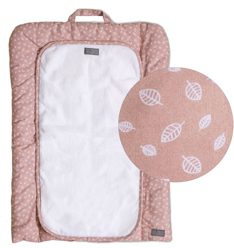 V& B Nordic Leaf Wickelunterlage Misty Rose von Vinter & Bloom