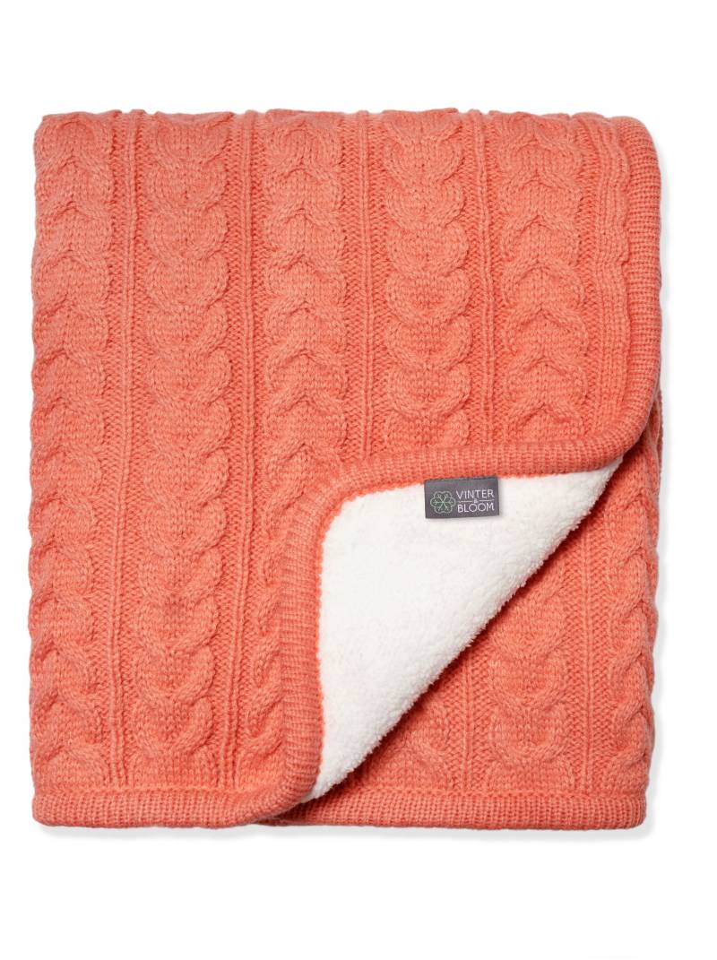 Vinter &  Bloom Decke Cuddly, Soft Coral von Vinter & Bloom