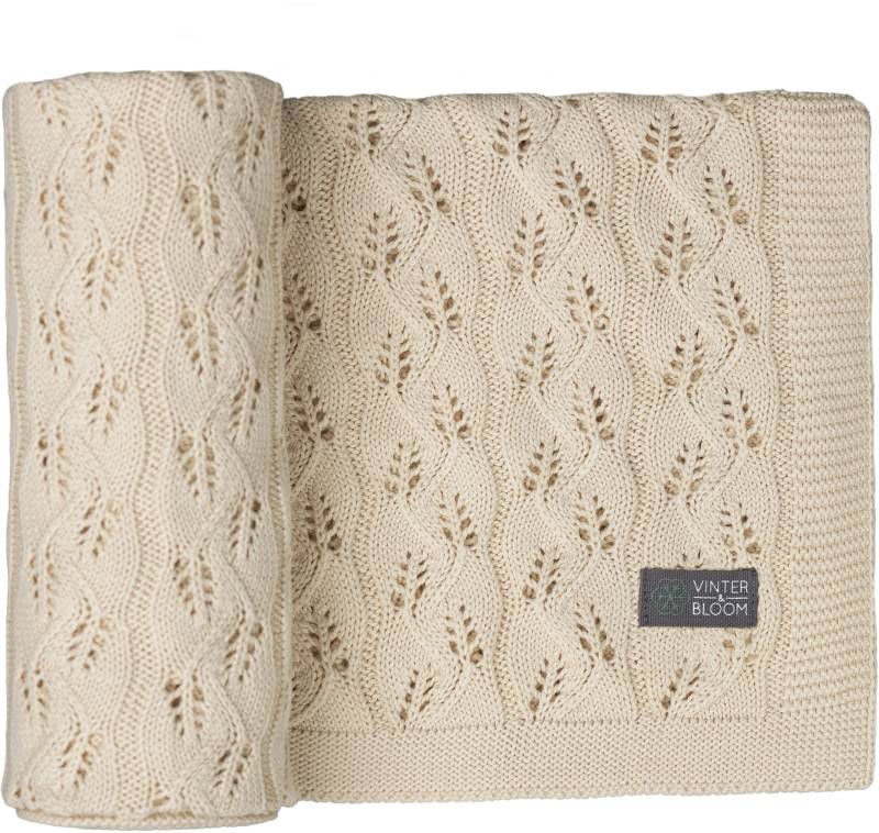 Vinter &  Bloom Moment Decke EKO, Linen Beige von Vinter & Bloom