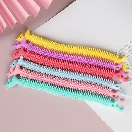 Stretchy Rope Dinosaurier Sensorik Spielzeug Stretchy Rope Fidgeting Spielzeug Kinder Anti-Stress-Spielzeug entlastet Stress für Autismus, Zappeln, Angst oder ADHS von Viojrlly