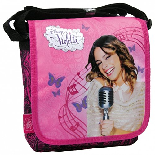 Violetta Disney Butterfly Umhängetasche Schultertasche Mädchen Kindergarten Tasche pink DER von Violetta