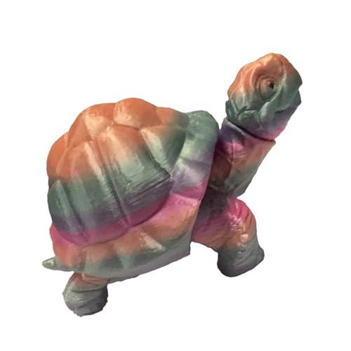 Virtcooy 3D-gedruckte Gelenkschildkröte, 3D-gedrucktes Schildkröten-Zappelspielzeug | Interaktive Fidget Muti-Joint-Schildkröte - Sinneserlebnis mit beweglicher Sammelfigur, Osterkörbchenfüller und von Virtcooy