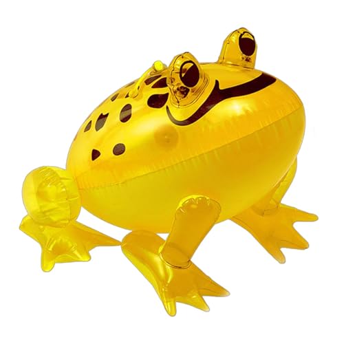 Virtcooy Froschspielzeug für Kinder,Aufblasbare Schildkröte - Großer springender, leuchtender Frosch-Schildkröten-Krötenballon | Aufblasbares Dschungeltierspielzeug für Froschpartydekorationen, von Virtcooy