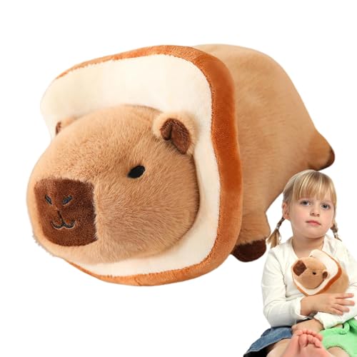 Virtcooy Gefüllter Capybara, süßer Capybara-Plüsch, 10-Zoll-ultraweiches Capybara-Plüschtier, Wurfkissen-Stoffpuppen, realistische Tierplüschtiere, Heimdekoration für Feiertage und besondere von Virtcooy