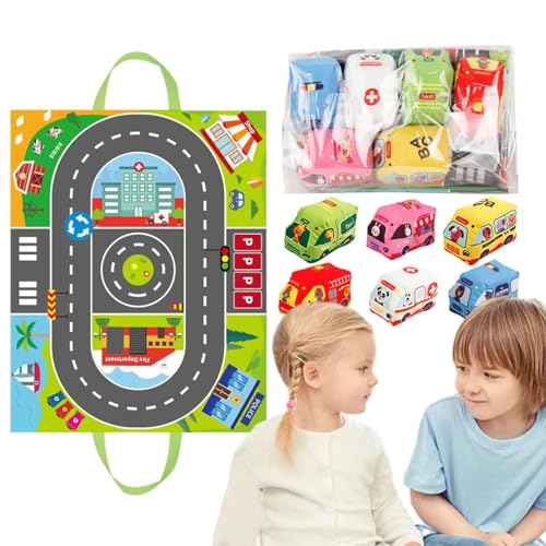 Virtcooy Kinderspielmatte,Spielspielmatte Kinder - Soft Game Pad Sensorisches Stoffbuch-Set,Interaktives Spielzeug, Vorschulaktivitäten für Sohn, Neffe, Nichte, Tochter von Virtcooy