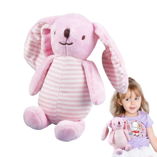 Virtcooy Kuscheltiere für Kinder,Plüschtiere,Weiche gefüllte Hasenpuppe | Bequeme Kaninchen-Stofftierpuppe, süßes Kaninchen-Plüschtier für Kinder von Virtcooy