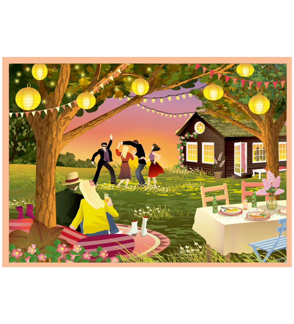 Vissevasse Puzzlespiel - 1000 Teile - 63x65 cm - Garden Party - Vissevasse - One Size - Puzzlespiele Vissevasse Puzzlespiel - 1000 Teile - 63x65 cm - Garden Party - Vissevasse - One Size - Puzzlespiele von Vissevasse