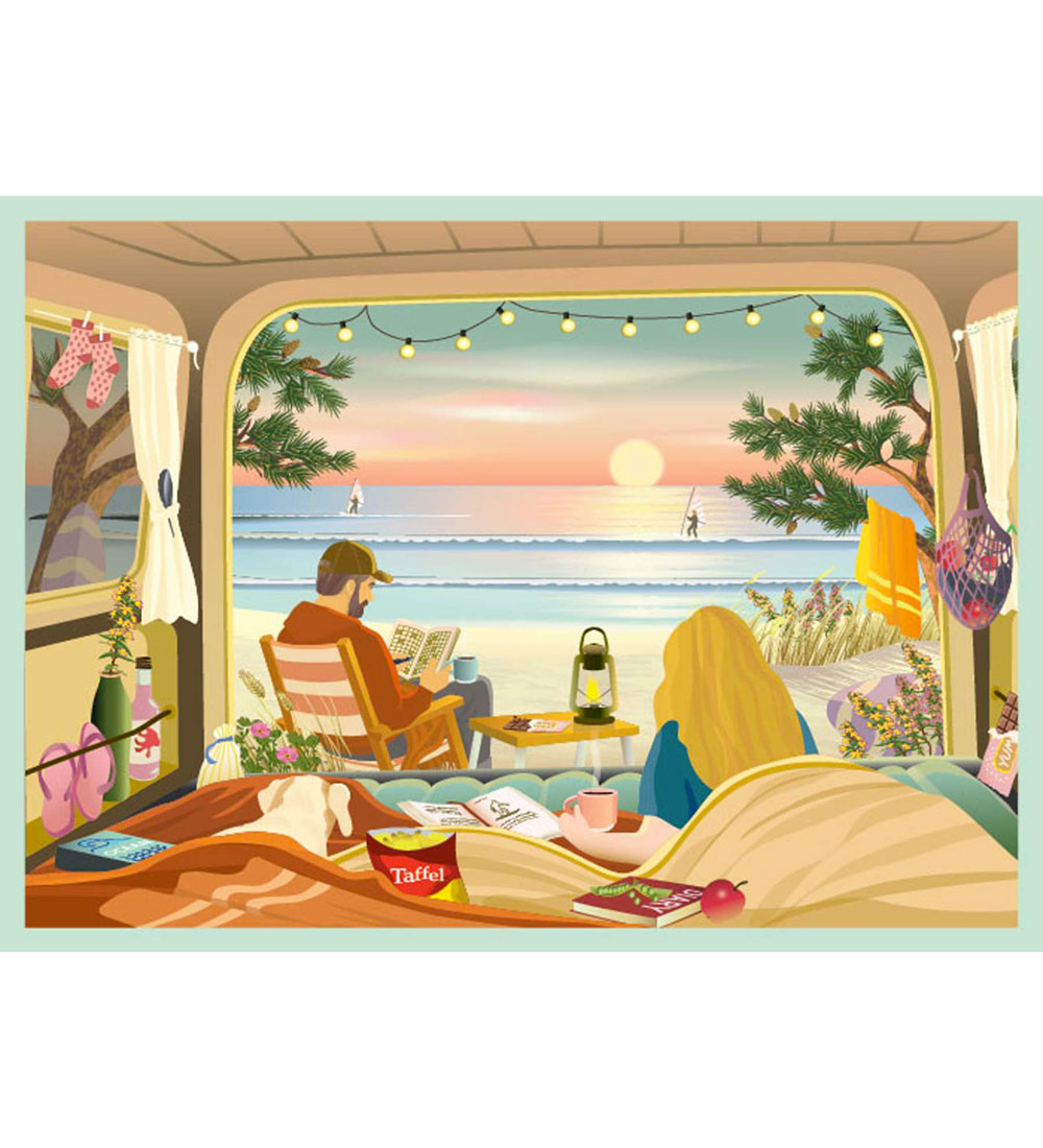 Vissevasse Puzzlespiel - 1000 Teile - Wohnmobil By The Ocean - Vissevasse - One Size - Puzzlespiele Vissevasse Puzzlespiel - 1000 Teile - Wohnmobil By The Ocean - Vissevasse - One Size - Puzzlespiele von Vissevasse