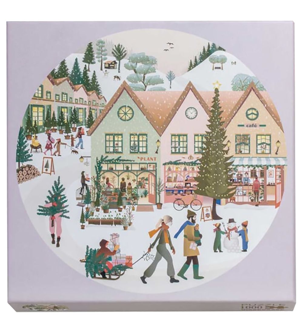 Vissevasse Puzzlespiel - White Weihnachten - 1000 Teile - Vissevasse - One Size - Puzzlespiele Vissevasse Puzzlespiel - White Weihnachten - 1000 Teile - Vissevasse - One Size - Puzzlespiele von Vissevasse