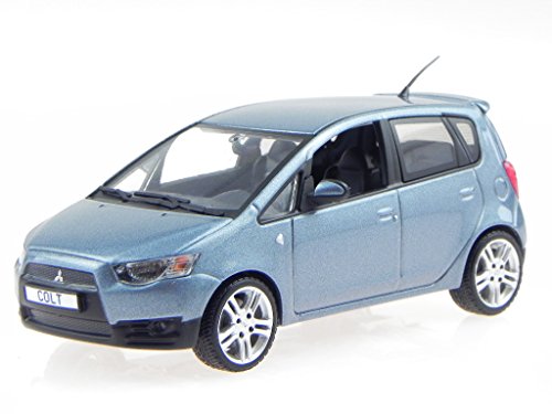 Mitsubishi Colt 5-door 2009 mineral blau Modellauto 15180 Vitesse 1:43 von Vitesse