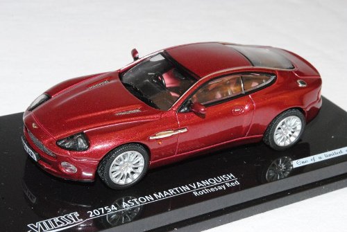 Vitesse Aston Martin Vanquish Coupe Rot 1/43 Modell Auto mit individiuellem Wunschkennzeichen von Vitesse