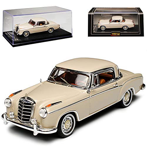 Vitesse Mercedes-Benz 220SE Coupe Cream Beige Kleiner Ponton W128 1954-1960 1/43 Modell Auto Modell Auto von Vitesse