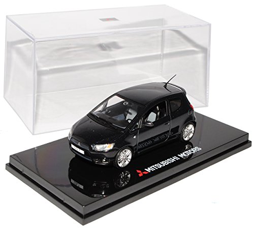 Vitesse Mitsubishi Colt Z30 Schwarz 3 Türer Ab 2004 Ab Facelift 2008-2012 1/43 Modell Auto von Vitesse