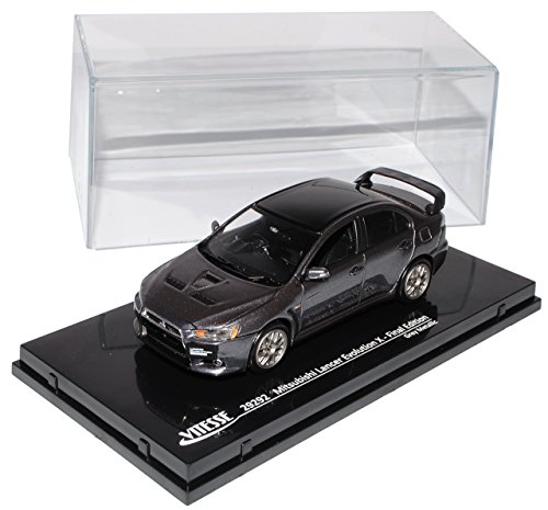 Vitesse Mitsubishi Lancer Evolution X Final Edition Grau Metallic 1/43 Modell Auto von Vitesse