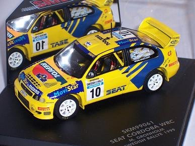 Vitesse Seat Cordoba WRC 1999 GrÖnholm Schweden 1/43 Modellauto Modell Auto von Vitesse