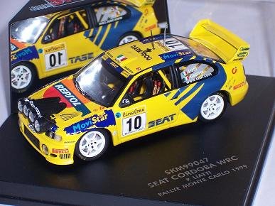 Vitesse Seat Cordoba WRC 1999 Liatti Rally Monte Carlo 1/43 Modellauto Modell Auto von Vitesse