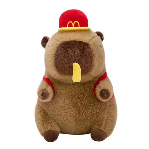 Gefüllter Cartoon Capybara Spielzeug - Soft Plüschbegleiter, Matschige Dekorative Puppe, Verspielte -Figur | Plüsch -Rucksackfreund Für Spielzimmer, Gemütliches Couch -, Kuschelige Schlafe Gefüllter Cartoon Capybara Spielzeug - Soft Plüschbegleiter, Matschige Dekorative Puppe, Verspielte -Figur | Plüsch -Rucksackfreund Für Spielzimmer, Gemütliches Couch -, Kuschelige Schlafe von Vitsrisea