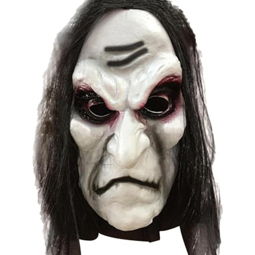 Halloween-Zombie-Kopfbedeckung – blutige Vollmaske | Gruselige Zombie-Maske aus PVC für Kostüm und Dekoration, Untote Kopfbedeckung, Horrorhelm für Halloween-Partys und Verkleidungen von Vitsrisea