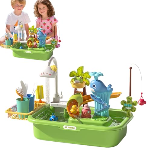 Kinder Sandtisch - Hinterhofaktivität, Strandsensorie | Motorische Fähigkeiten Wasserstation, Vorschullern -Spielset, Außerhalb des Bildungsspritzspielzeuggarten Kinder Sandtisch - Hinterhofaktivität, Strandsensorie | Motorische Fähigkeiten Wasserstation, Vorschullern -Spielset, Außerhalb des Bildungsspritzspielzeuggarten von Vitsrisea