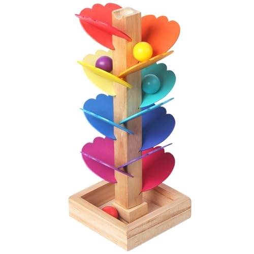Music Tree Run Toy - Buntes Marmor -Drop -Track -Spiel, Holzmusikball Rolling Tower | Frühe Lernen Farbkognition Spielzeug Für Kinder Im Vorschulkinder, Ball Run Toy Für Mädchen Klei Music Tree Run Toy - Buntes Marmor -Drop -Track -Spiel, Holzmusikball Rolling Tower | Frühe Lernen Farbkognition Spielzeug Für Kinder Im Vorschulkinder, Ball Run Toy Für Mädchen Klei von Vitsrisea