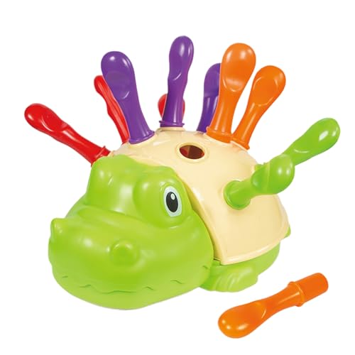 Vitsrisea Crocodile Hedgehog Toy - Fine Motor Skill Builder, Lehrreiches -Form -Farbsortierer, Vorschullernspiel | Kognitiver Entwicklungstraining, Interactive Playset Kids Gift Classroom Vitsrisea Crocodile Hedgehog Toy - Fine Motor Skill Builder, Lehrreiches -Form -Farbsortierer, Vorschullernspiel | Kognitiver Entwicklungstraining, Interactive Playset Kids Gift Classroom von Vitsrisea