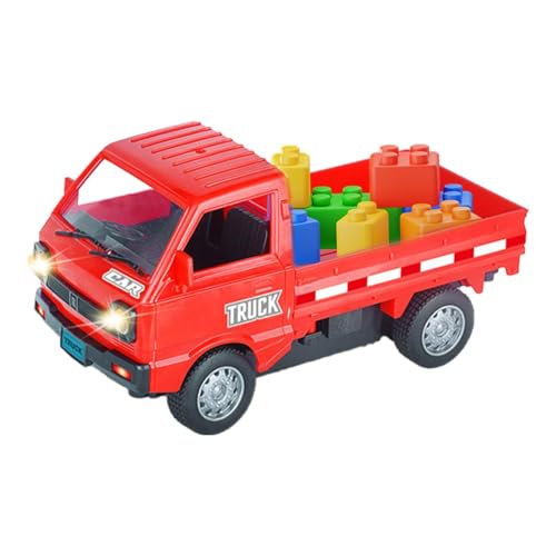 Vitsrisea Rc Trucks Für Kinder - Fernsteuerung Spielzeugauto | 1 16 Rc Car Electric Pickup Toys M It Led, Ulationslichtern | Realistische Baufahrz Euge Drift Auto, T Ransportwerkzeug Für, von Vitsrisea