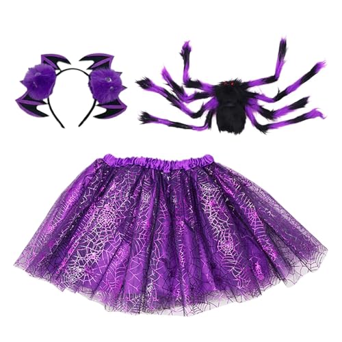 Vitsrisea Spinnenkostüm Set | Kinder Spinnen Cosplay Inklusive Flügeln Und Rock - Festliche Verkleidung Haarband Kleinkinder Und Schulkinder Vitsrisea Spinnenkostüm Set | Kinder Spinnen Cosplay Inklusive Flügeln Und Rock - Festliche Verkleidung Haarband Kleinkinder Und Schulkinder von Vitsrisea