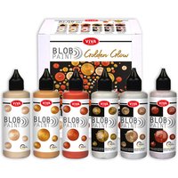 Blob-Paint Farben Set, Golden Glow, 6-teilig von Viva Decor