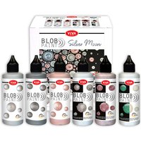 Blob-Paint Farben Set, Silver Moon, 6-teilig von Viva Decor