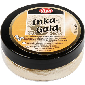 Inka-Gold, Hellgold, 50 ml/ 1 Dose von Viva Decor