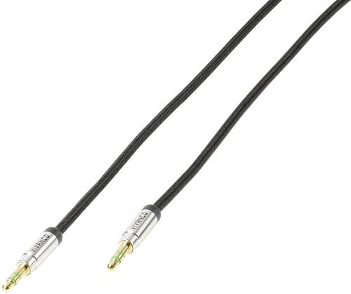 Vivanco 38768 Klinke Audio Anschlusskabel [1x Klinkenstecker 3.5mm - 1x Klinkenstecker 3.5 mm] 0.50m von Vivanco