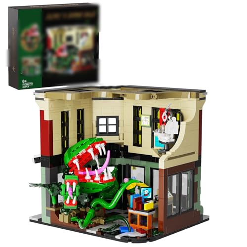 VizBrou Audrey 2 Piranha House Architecture Building Blocks Set, Little Shop of Horrors Piranha Flower Building Model Kit Compatible with Leg, Creative Plants Shop Gift for Adults Kids 8+ 800+PCS von VizBrou