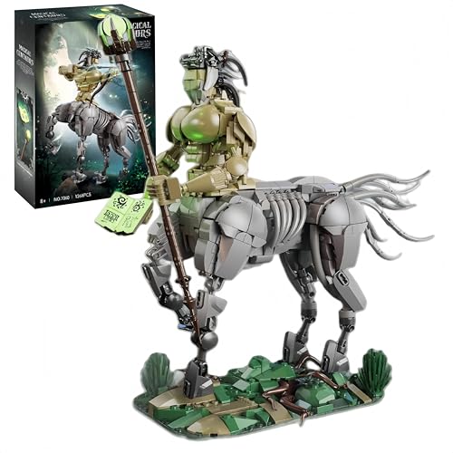 VizBrou Magischer Zentaur Bausteine Bausatz, 1268 Teile Mechanisches Fabeltier der Zauberwelt, Sammelbares Modell Spielzeug, Kreatives Geschenk für Jungen und Mädchen, Kompatibel mit gängigen Marken VizBrou Magischer Zentaur Bausteine Bausatz, 1268 Teile Mechanisches Fabeltier der Zauberwelt, Sammelbares Modell Spielzeug, Kreatives Geschenk für Jungen und Mädchen, Kompatibel mit gängigen Marken von VizBrou
