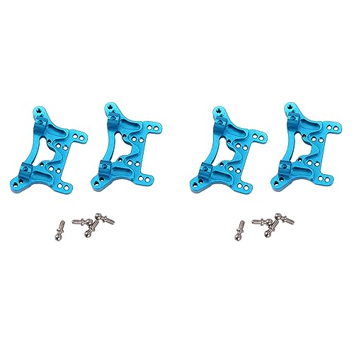 Vklopdsh 4X für Upgrade Metall Stoß Dämpfer Platte A959-B A949 A959 A969 A979 K929 RC Auto Teile, Blau von Vklopdsh