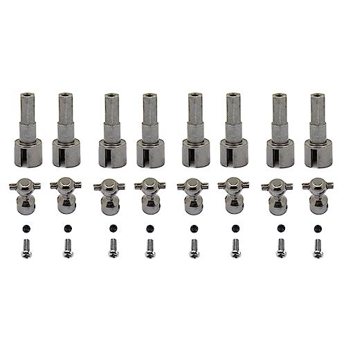 Vklopdsh 8 Set Metall Vorder Achse Antrieb Welle CVD Rad Achs Schale für C14 C24 C34 B14 B24 B36 MN D90 MN99S RC Auto Upgrade Teile von Vklopdsh