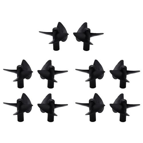 Vklopdsh RC Boot Teile Propeller Set für 2011-5 Angel Werkzeug Köder Boot Fisch Finder Schiff Steil Positiv & Reverse Propeller,10 Stücke von Vklopdsh