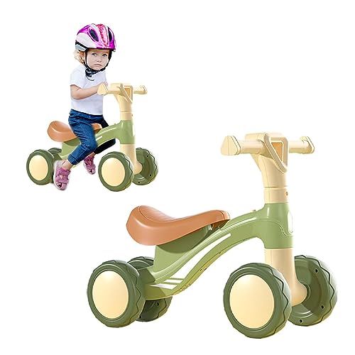 Laufradspielzeug, Weiches Kleinkinderfahrrad 4 Räder rund, Kleinkind-Aufsitzspielzeug für 1–6-jährige Jungen und Mädchen, Kleinkind-Kletterspielzeug für den Innenbereich Vllold von Vllold
