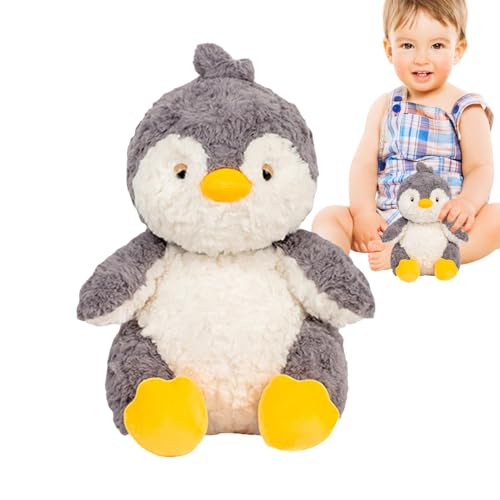 Vllold Pinguin Stofftier - Niedliches Plüsch-Pinguin-Plüschtier - Cartoon-Puppe Elefant Spielzeug, 22,9 cm Plüschkissen Fuchs Plüsch, Plüschpuppe Stofftiere, Strumpffüller von Vllold