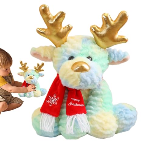 Vllold Weihnachtselch Plüsch - Tiere Plüschtier für Kinder 11,8 Zoll - Weihnachten Plüsch für Kinder, Weihnachten Hirsch Spielzeug, Urlaub Themed Design für Kinder & Erwachsene von Vllold