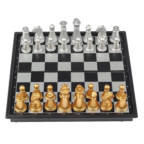 Vmiorzq Schachspiel,Schachspiel Mit Magnetischem Spielbrett - Lehrspielzeug Zur Förderung Logischen Denkens Für Schüler Anfänger Reisende Jugendliche Erwachsene Vmiorzq Schachspiel,Schachspiel Mit Magnetischem Spielbrett - Lehrspielzeug Zur Förderung Logischen Denkens Für Schüler Anfänger Reisende Jugendliche Erwachsene von Vmiorzq