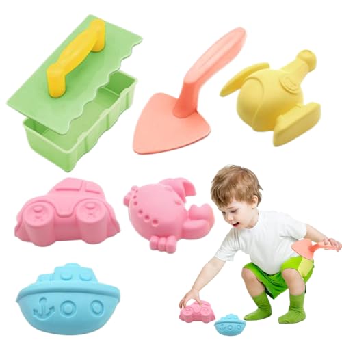 Vmiorzq Strandspielzeug - Sandformen & Schaufelset | Pädagogische Lernspiele Outdoor Aktivitäten Für Kinder Reise Sommer Wasserparty Vmiorzq Strandspielzeug - Sandformen & Schaufelset | Pädagogische Lernspiele Outdoor Aktivitäten Für Kinder Reise Sommer Wasserparty von Vmiorzq