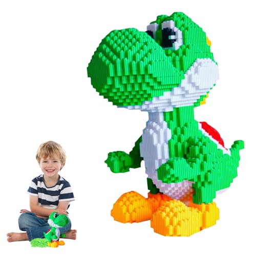 Vmxlso Micro Bausteine, Micro Blocks Set, 3D-Modell DIY Mini Bausteine Set, Cartoon Anime Nano, Dinosaur Building Blocks, Micro Konstruktionsspielzeug für Kinder und Erwachsene von Vmxlso