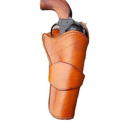 Vnook Mittelalterliches, Verdecktes Lederholster, Revolver-Western-Cowboy-Pistolenhalter, Vintage-Accessoire Im Steampunk-Stil for Cosplay-Kostümset, Braun von Vnook