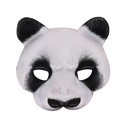 Vocoliday 1 x Halloween-Panda-Maske, Tier-Panda-Maske für Halloween-Party, Cosplay, Kostüm-Requisiten von Vocoliday